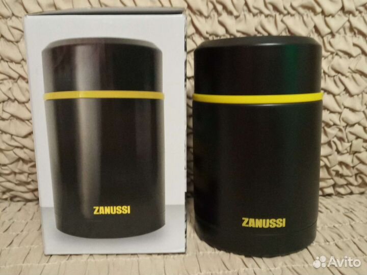 Термос Zanussi 0,5 литра с ложкой новый