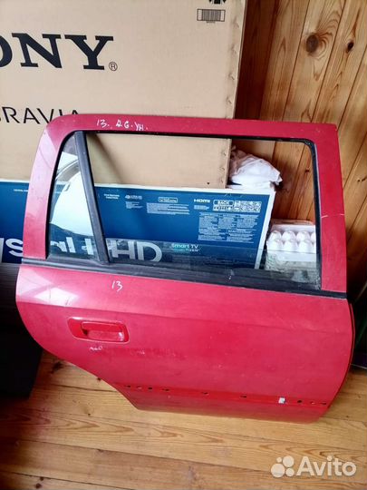 Дверь задняя правая opel astra g универсал