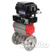 Кран шаровой DN.ru BV3131P(3pc) -FP-F-ISO-H Ду80 Ру25, трехсоставной полнопроходной фланцевый, нержа