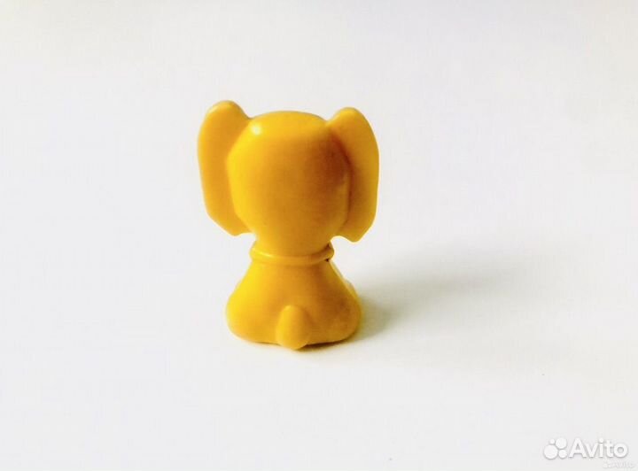 СССР советская игрушка брелок желтая собачка