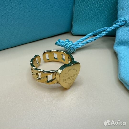Tiffany кольцо с сердцем