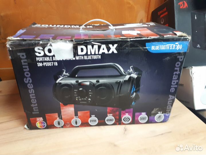 Магнитола (колонка) Soundmax SM-PS5071B