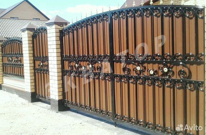 Кованые ворота