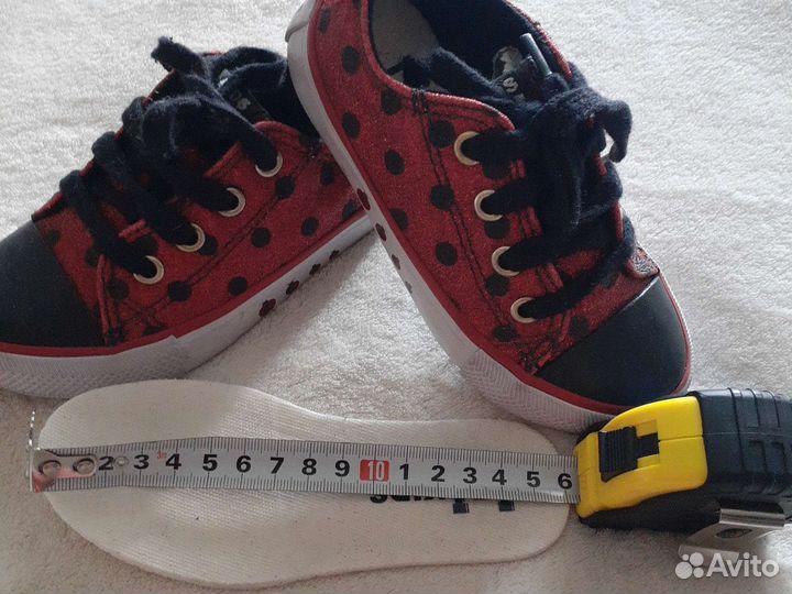 Кеды для девочки размер24-25,б/у,в отличном состоя