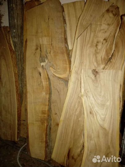 Слэб дерева и спилы