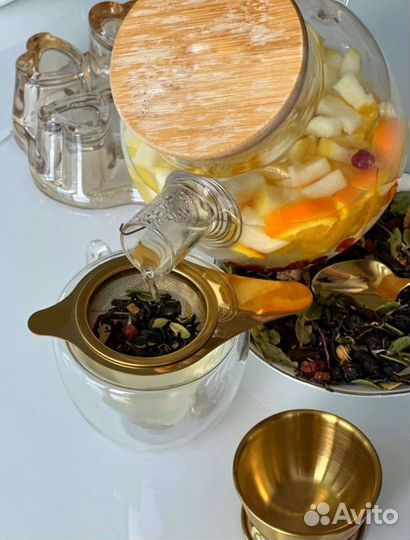 Сито со стаканом для чая