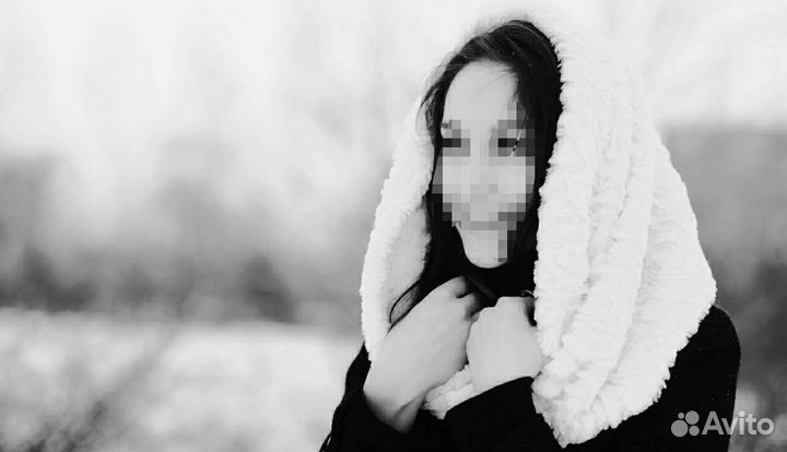 Снуд шарф белый