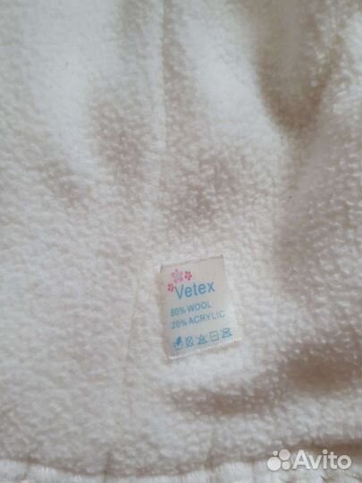 Зимняя шапка на девочку 50-52р