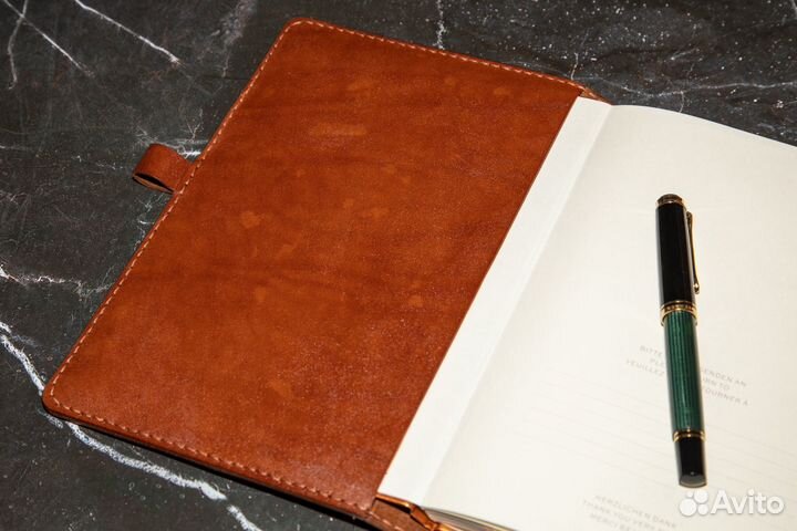 Кожаная обложка для блокнота А5