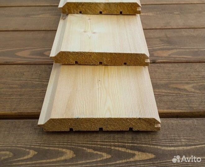 Имитация бруса внутри