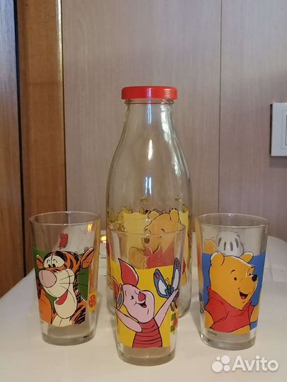 Набор стаканов с бутылкой Disney