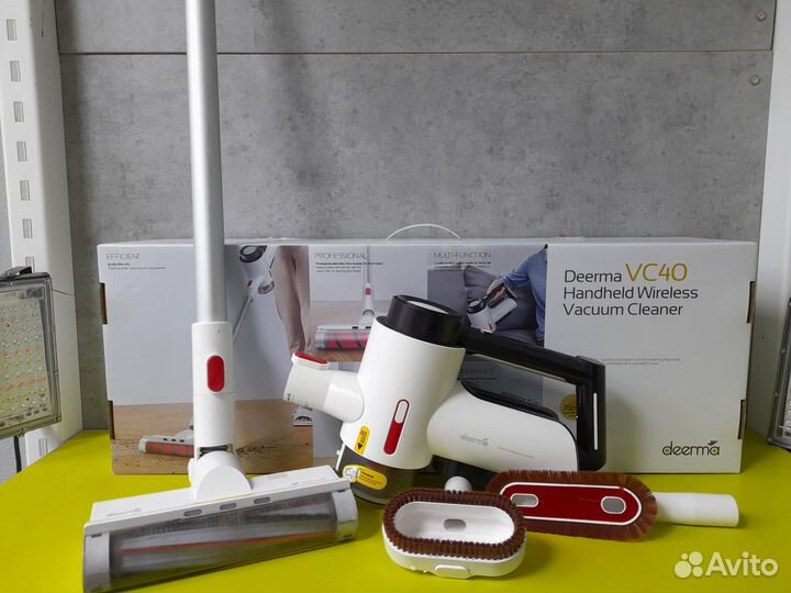 Пылесос беспроводной Deerma VC40 белый