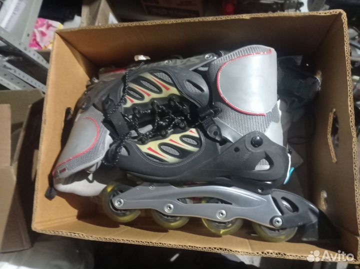 Роликовые коньки 4 пары мужские женские и детские