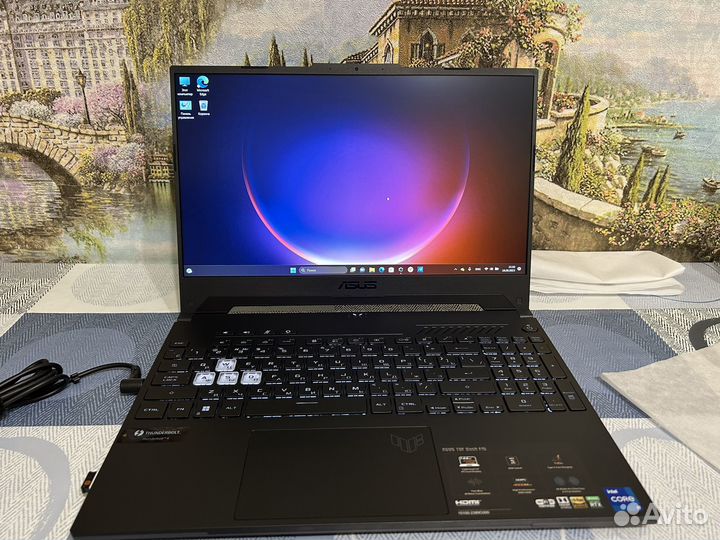 Игровой ноутбук asus TUF Dash F15 FX517ZE-HN120W