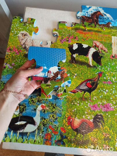 Большие мягкие пазлы игры развивающие от 1-4 лет