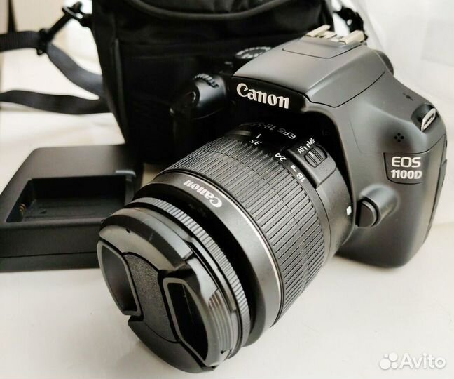 Зеркальный фотоаппарат Canon EOS 1100D Kit Black