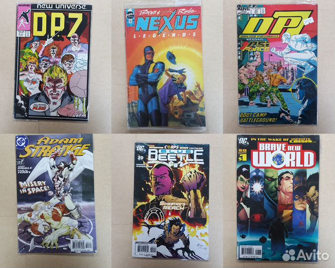 Импортные комиксы Marvel и DC американские