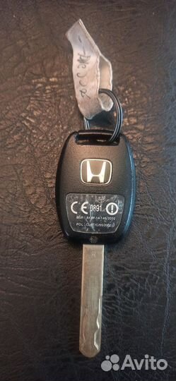 Ключ зажигания honda accord