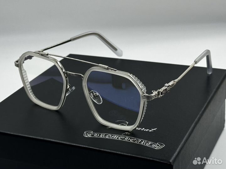 Очки оправа chrome hearts много