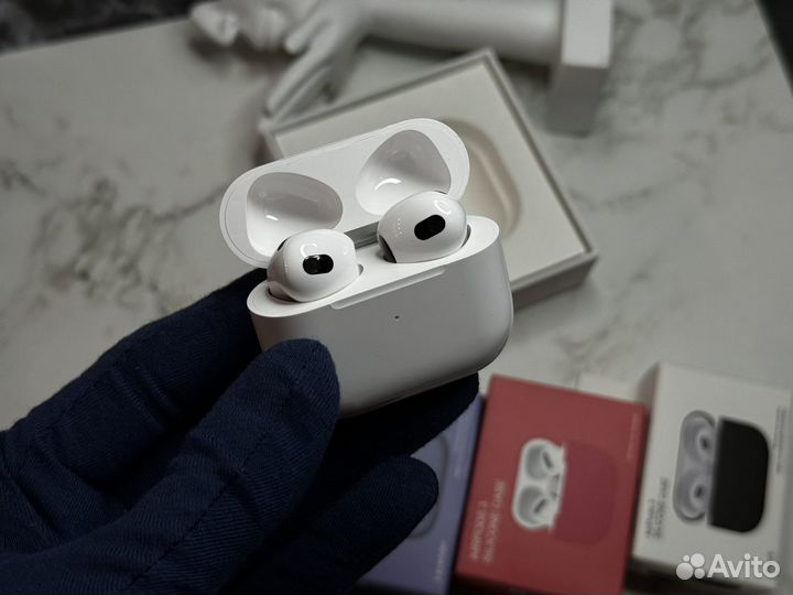 AirPods 3 1:1 Насыщенный звук + Чехол на выбор