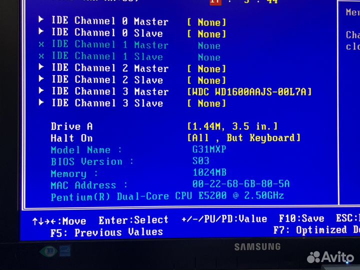 Intel Pentium E5200 LGA775, 2 x 2500 мгц