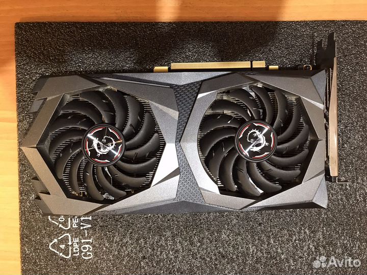 Видеокарта MSI GeForce GTX 1660 Ti gaming X 6G