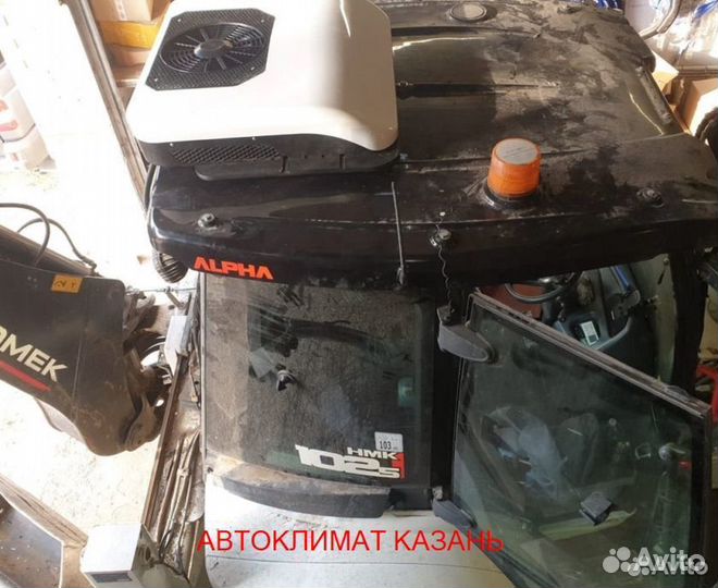 Кондиционер на трактор Hidromek 102S