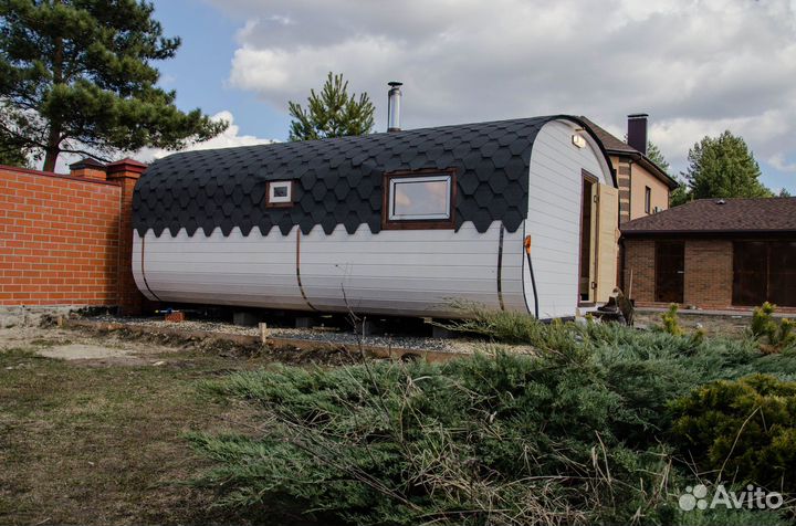 Баня бочка под ключ