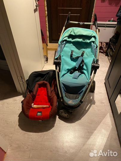 Коляска Quinny Zapp + автокресло Maxi Cosi