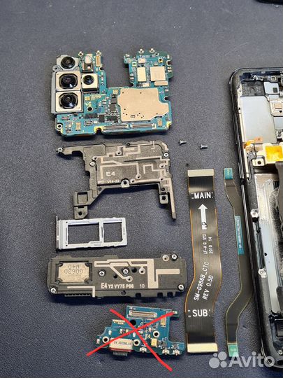 Samsung S20 Plus G985F 128gb разбор по запчастям
