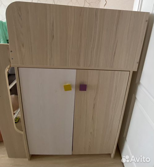 Детская кровать чердак и комод