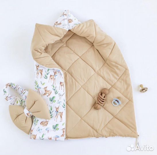 Комплект зимний/конверт/комбинезон/шапочка