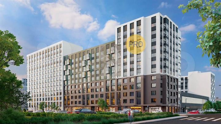 3-к. квартира, 78,3 м², 2/13 эт.