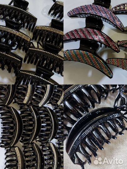 Заколки крабики