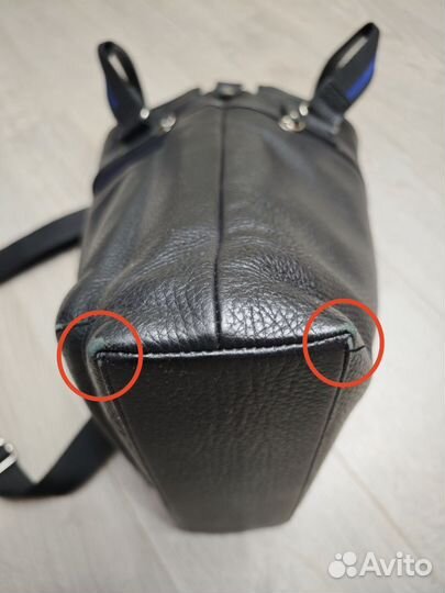 Мужская кожаная сумка бу