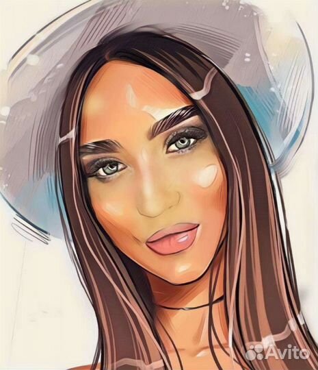 Арт аватарки, арт по фото, клипы, глиттер фото