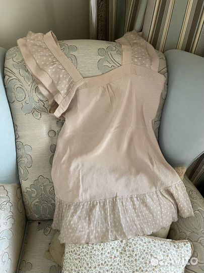 Топ Naf Naf 100 шелк