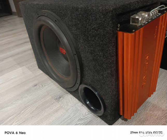 Сабвуфер и усилитель бу