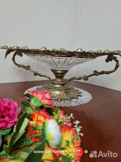 Фруктовница бронза