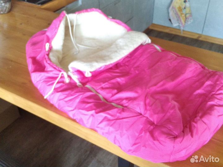 Конверт на выписку для девочки зима осень