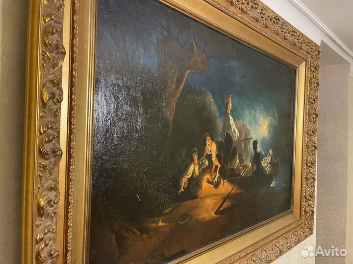 Большая картина Уваров, копия Маковского