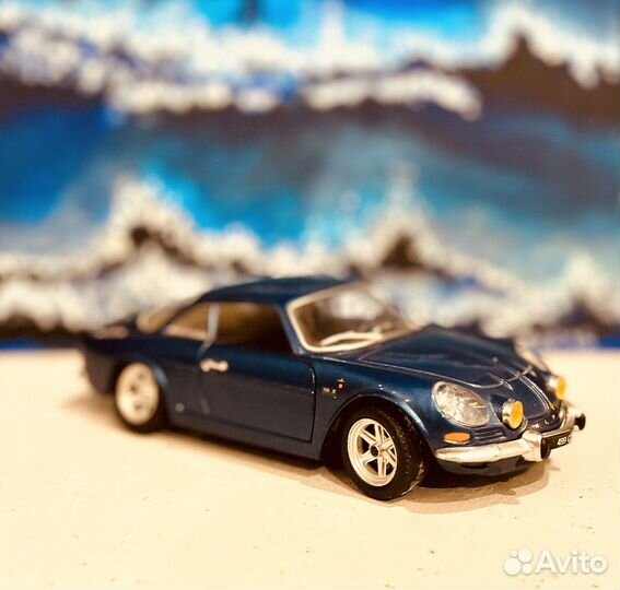 Модель Renault Alpine A110 1/24 синяя