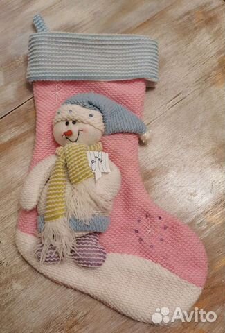 Носок для новогоднего подарка