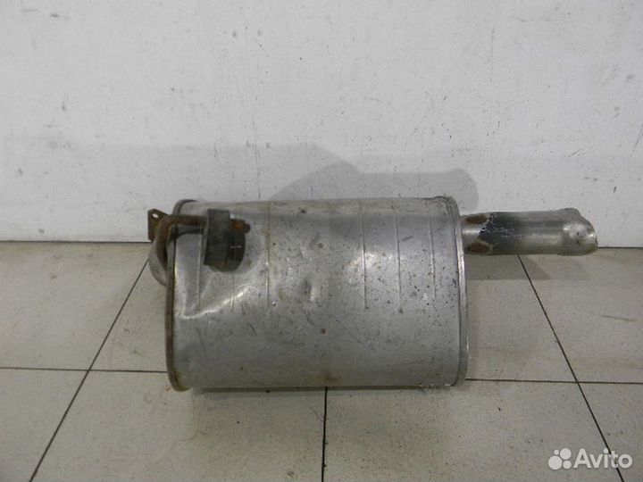 Задняя банка глушителя