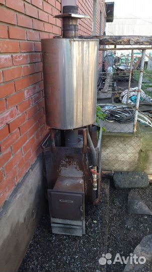 Печь для бани с баком