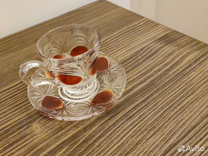 Чашка кофейная стеклянная