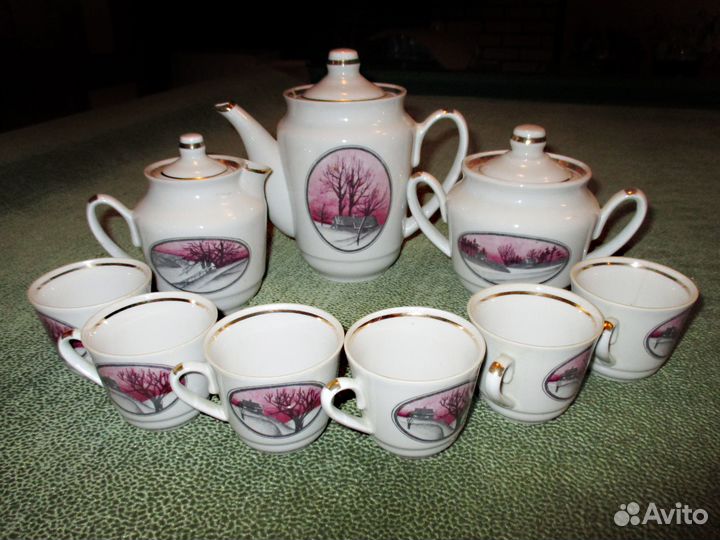 Чайный и кофейный Советский набор