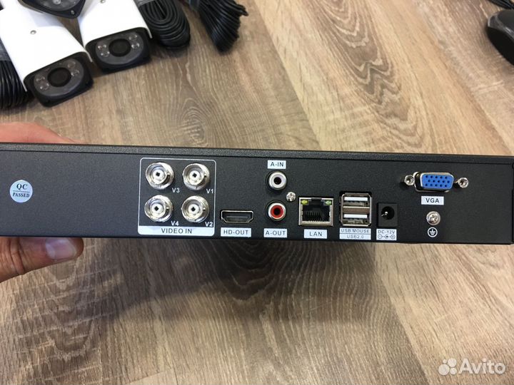 Комплект видеонаблюдения 4 камеры