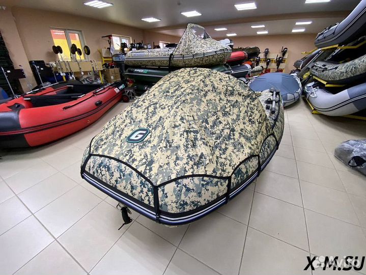 Лодка gladiator E350(X-motors edition,камуфляж)