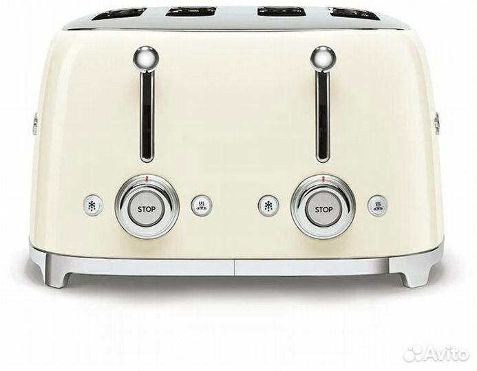 Тостер Smeg TSF03creu, кремовый